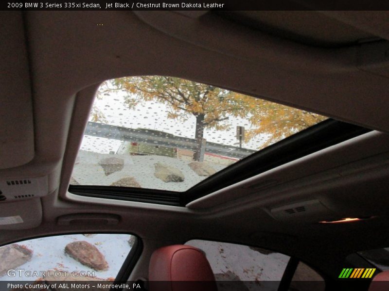 Jet Black / Chestnut Brown Dakota Leather 2009 BMW 3 Series 335xi Sedan