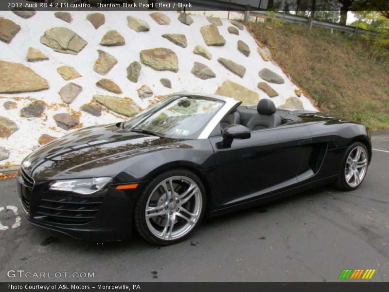 Phantom Black Pearl Effect / Black 2012 Audi R8 4.2 FSI quattro
