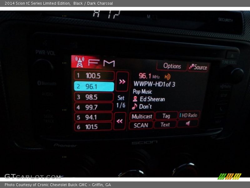 Black / Dark Charcoal 2014 Scion tC Series Limited Edition