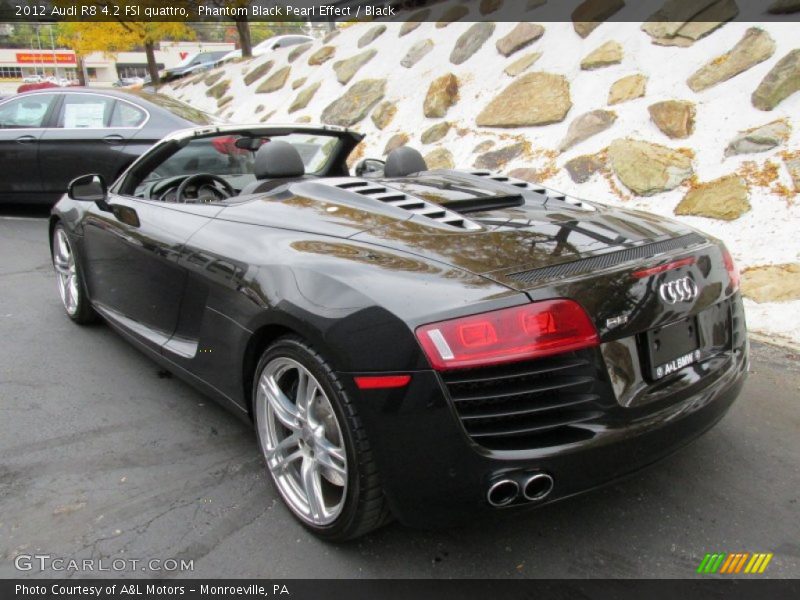 Phantom Black Pearl Effect / Black 2012 Audi R8 4.2 FSI quattro