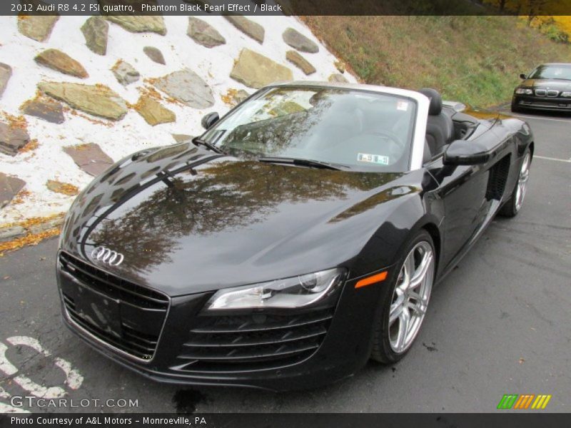 Phantom Black Pearl Effect / Black 2012 Audi R8 4.2 FSI quattro