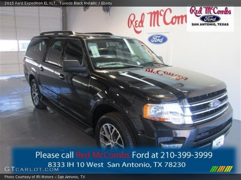 Tuxedo Black Metallic / Ebony 2015 Ford Expedition EL XLT