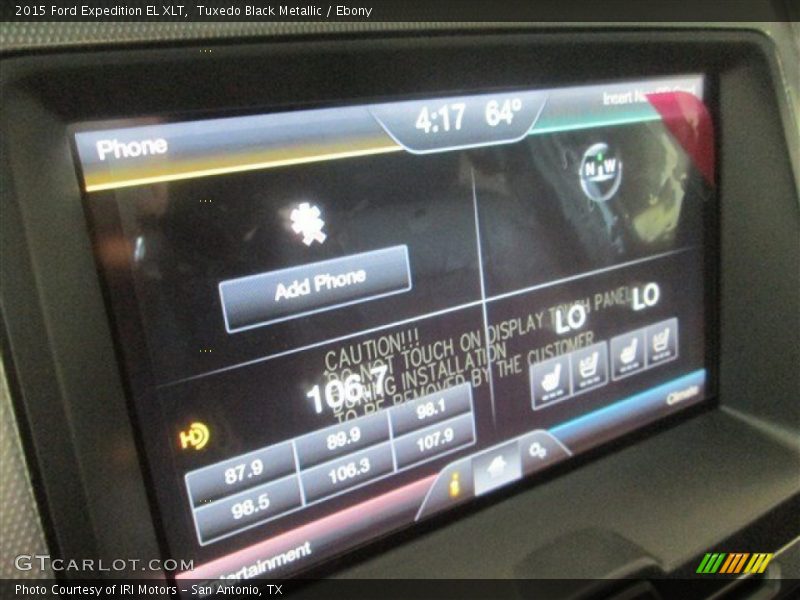 Tuxedo Black Metallic / Ebony 2015 Ford Expedition EL XLT