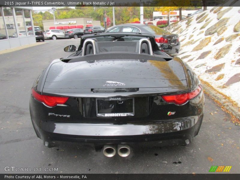 Ultimate Black Metallic / Jet 2015 Jaguar F-TYPE S Convertible