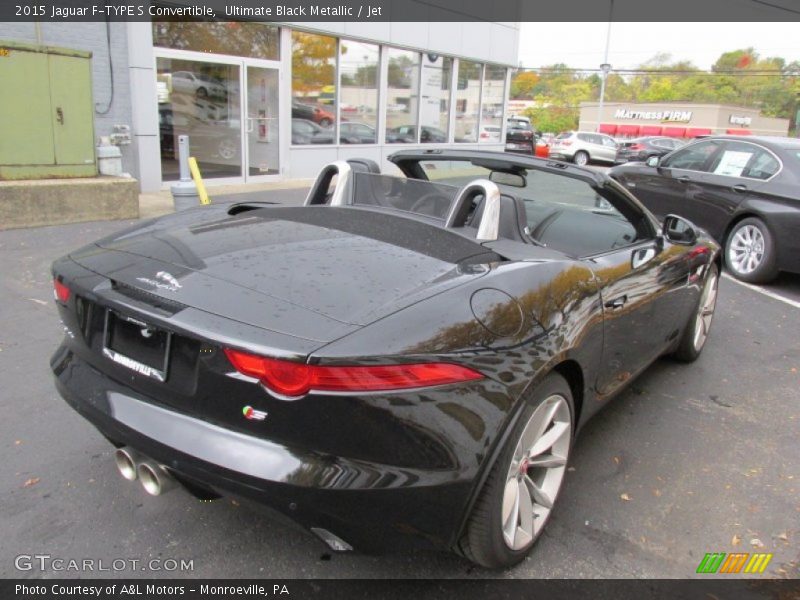 Ultimate Black Metallic / Jet 2015 Jaguar F-TYPE S Convertible