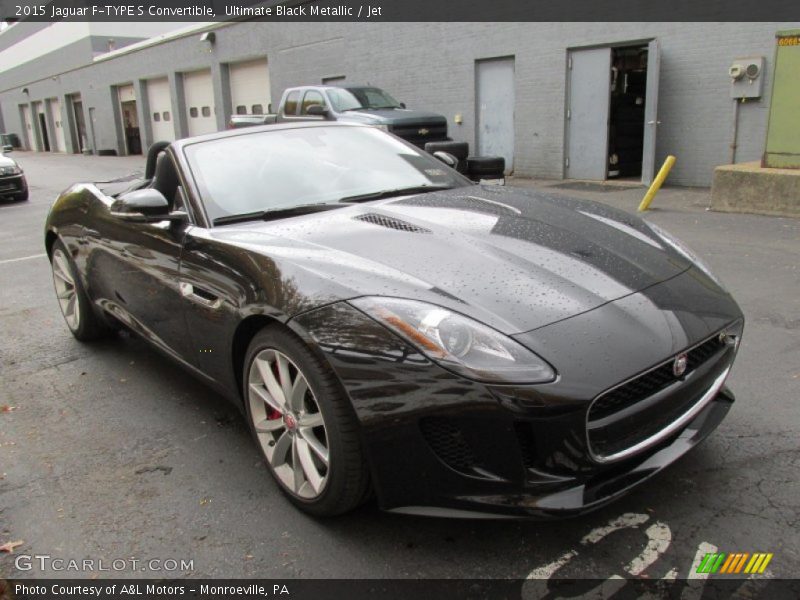 Ultimate Black Metallic / Jet 2015 Jaguar F-TYPE S Convertible