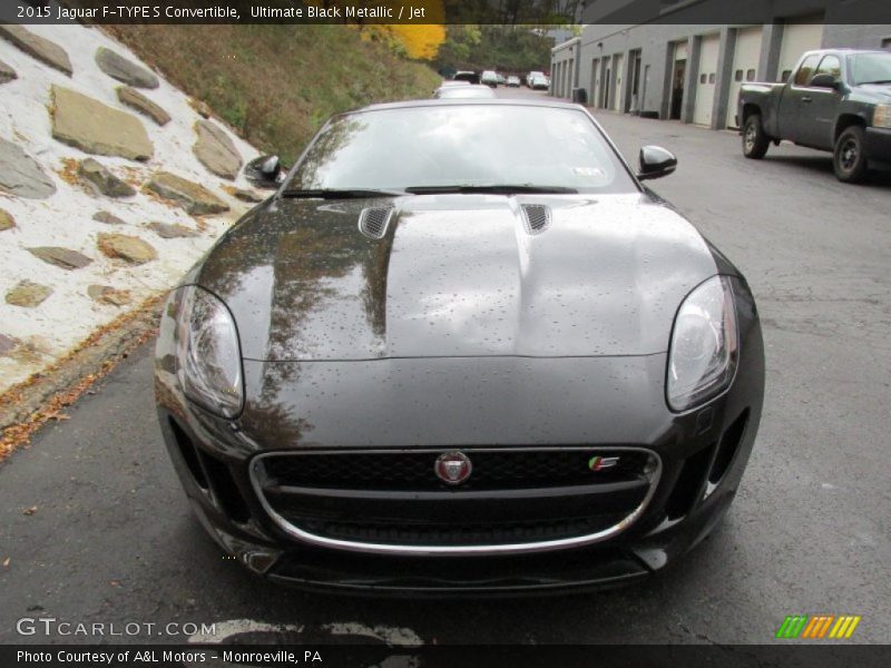 Ultimate Black Metallic / Jet 2015 Jaguar F-TYPE S Convertible