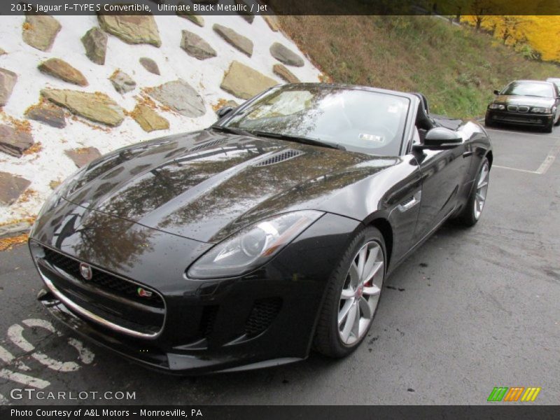 Ultimate Black Metallic / Jet 2015 Jaguar F-TYPE S Convertible