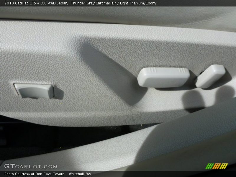 Thunder Gray ChromaFlair / Light Titanium/Ebony 2010 Cadillac CTS 4 3.6 AWD Sedan