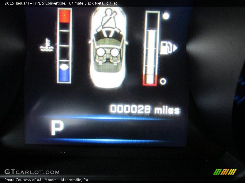 Ultimate Black Metallic / Jet 2015 Jaguar F-TYPE S Convertible
