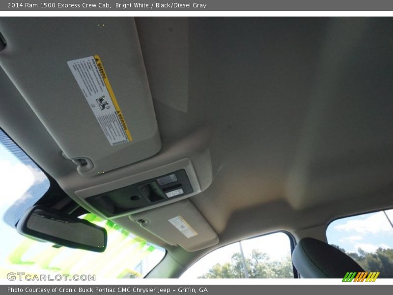 Bright White / Black/Diesel Gray 2014 Ram 1500 Express Crew Cab