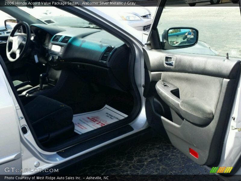Alabaster Silver Metallic / Gray 2006 Honda Accord Value Package Sedan