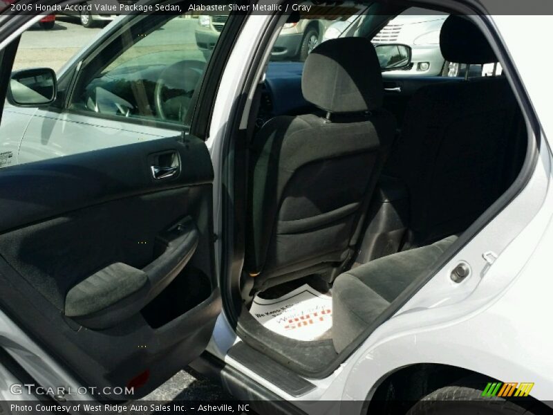 Alabaster Silver Metallic / Gray 2006 Honda Accord Value Package Sedan