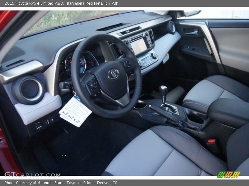 Barcelona Red Metallic / Ash 2015 Toyota RAV4 Limited AWD