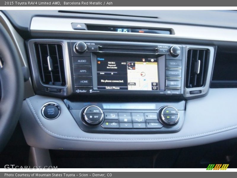 Barcelona Red Metallic / Ash 2015 Toyota RAV4 Limited AWD