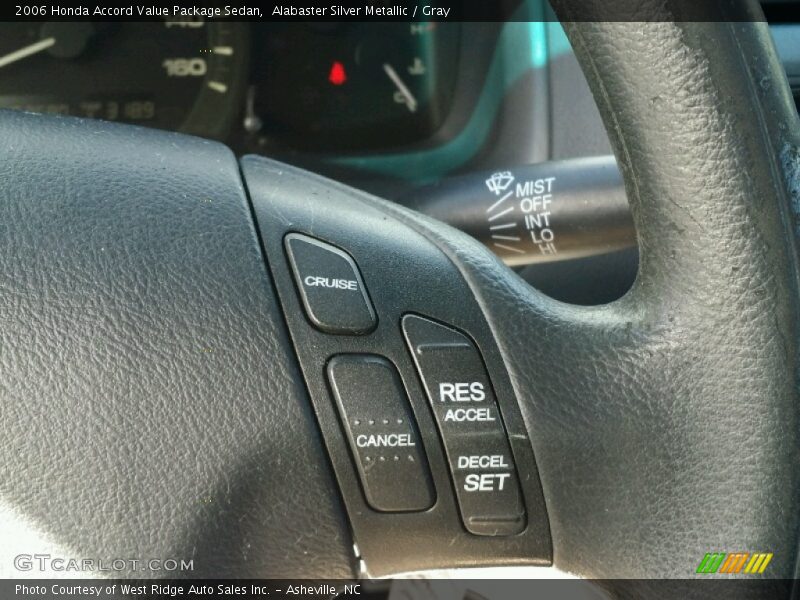 Alabaster Silver Metallic / Gray 2006 Honda Accord Value Package Sedan