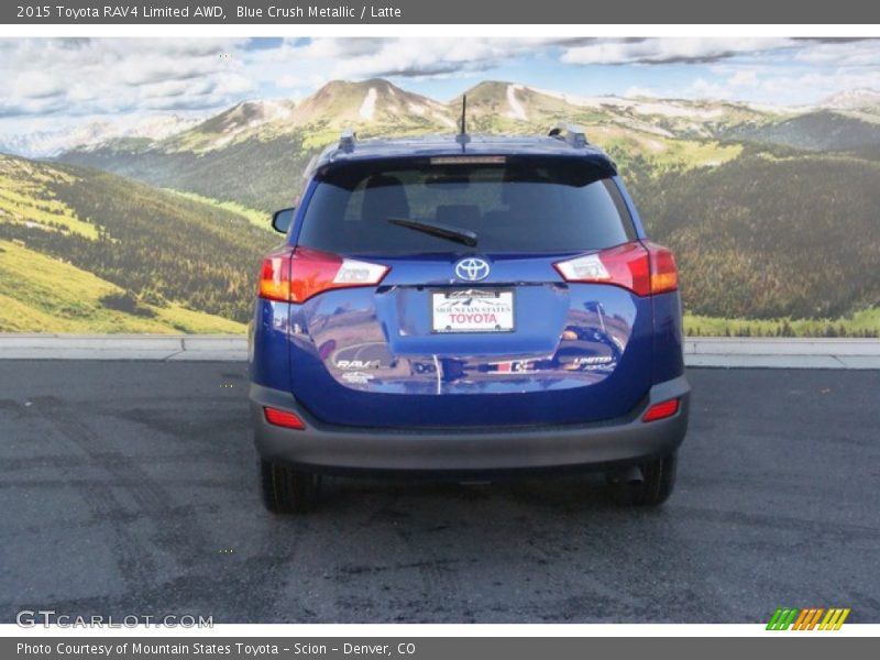 Blue Crush Metallic / Latte 2015 Toyota RAV4 Limited AWD
