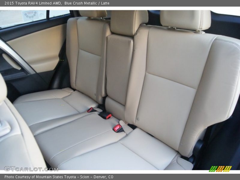 Blue Crush Metallic / Latte 2015 Toyota RAV4 Limited AWD