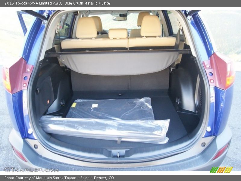 Blue Crush Metallic / Latte 2015 Toyota RAV4 Limited AWD