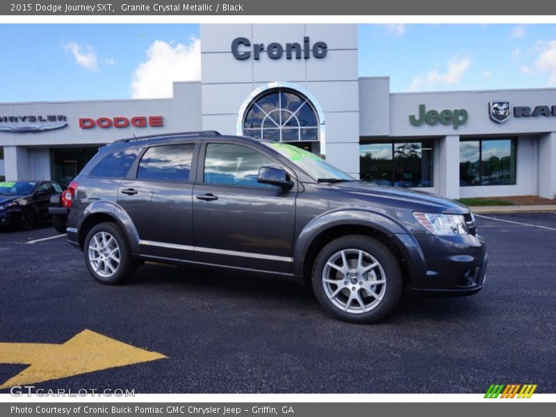 Granite Crystal Metallic / Black 2015 Dodge Journey SXT