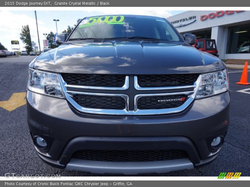 Granite Crystal Metallic / Black 2015 Dodge Journey SXT