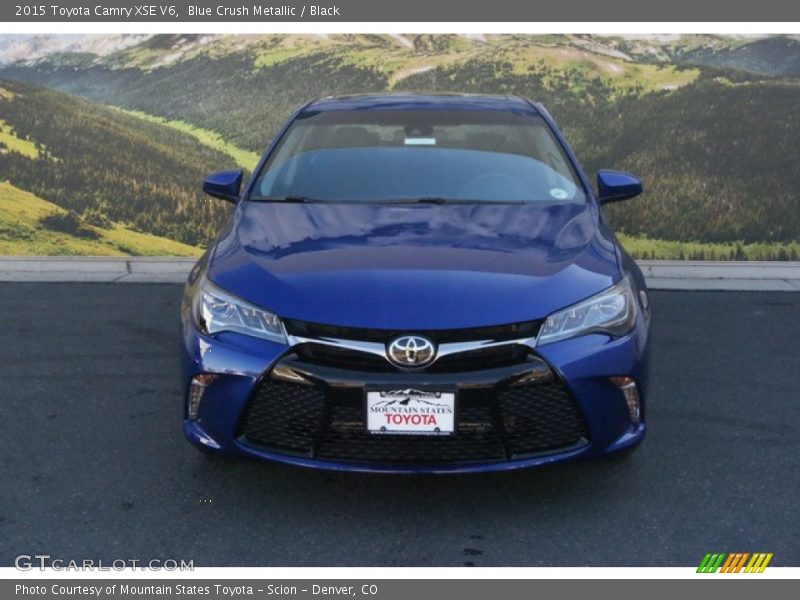 Blue Crush Metallic / Black 2015 Toyota Camry XSE V6