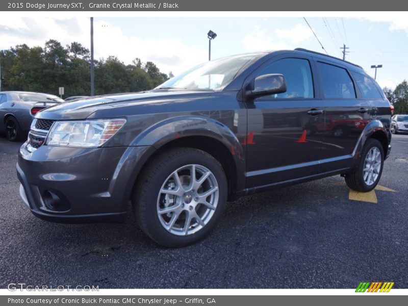 Granite Crystal Metallic / Black 2015 Dodge Journey SXT