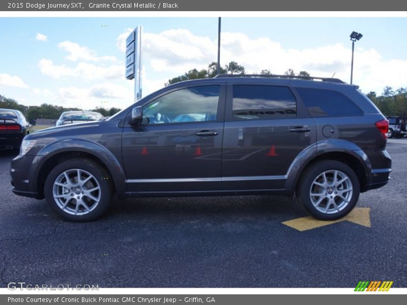 Granite Crystal Metallic / Black 2015 Dodge Journey SXT