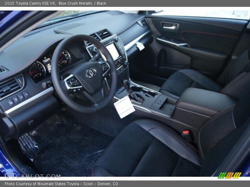  2015 Camry XSE V6 Black Interior