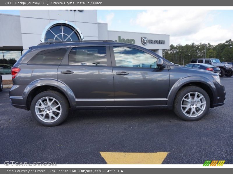 Granite Crystal Metallic / Black 2015 Dodge Journey SXT