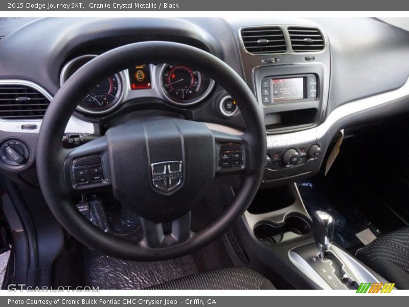 Granite Crystal Metallic / Black 2015 Dodge Journey SXT
