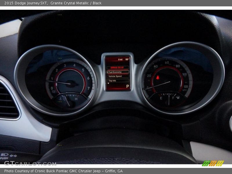 Granite Crystal Metallic / Black 2015 Dodge Journey SXT
