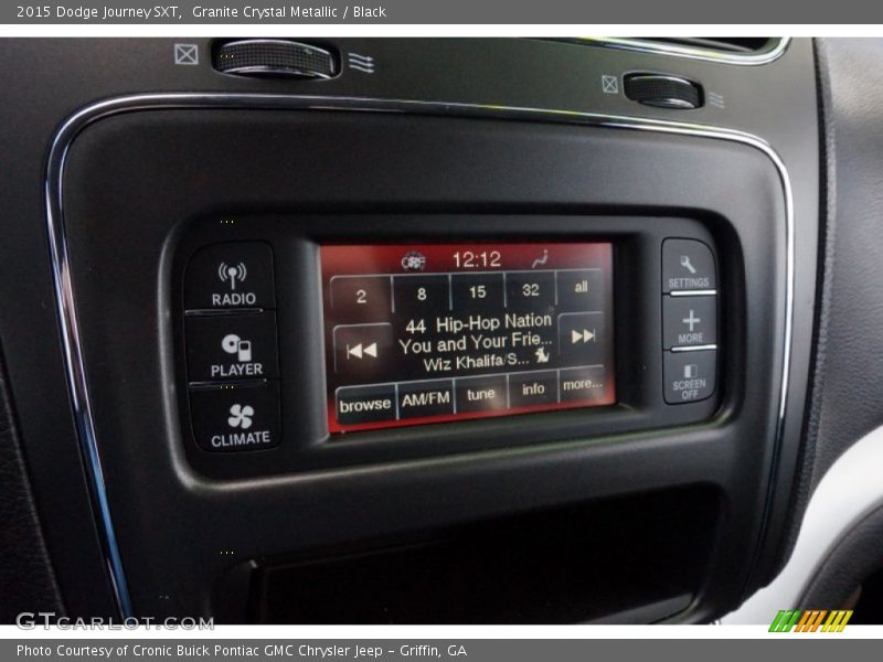 Granite Crystal Metallic / Black 2015 Dodge Journey SXT