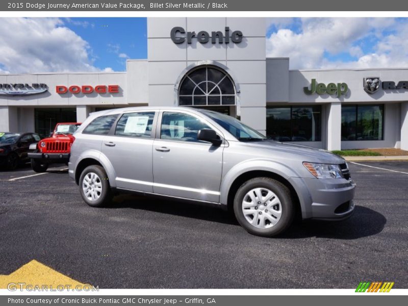 Billet Silver Metallic / Black 2015 Dodge Journey American Value Package