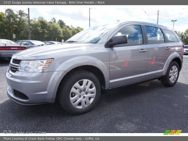 Billet Silver Metallic / Black 2015 Dodge Journey American Value Package