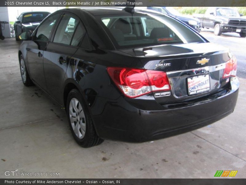 Black Granite Metallic / Jet Black/Medium Titanium 2015 Chevrolet Cruze LS