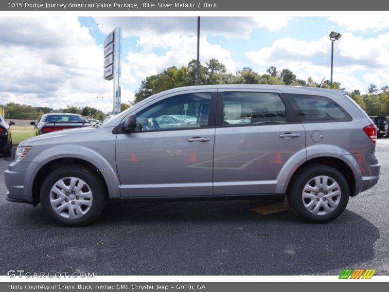 Billet Silver Metallic / Black 2015 Dodge Journey American Value Package