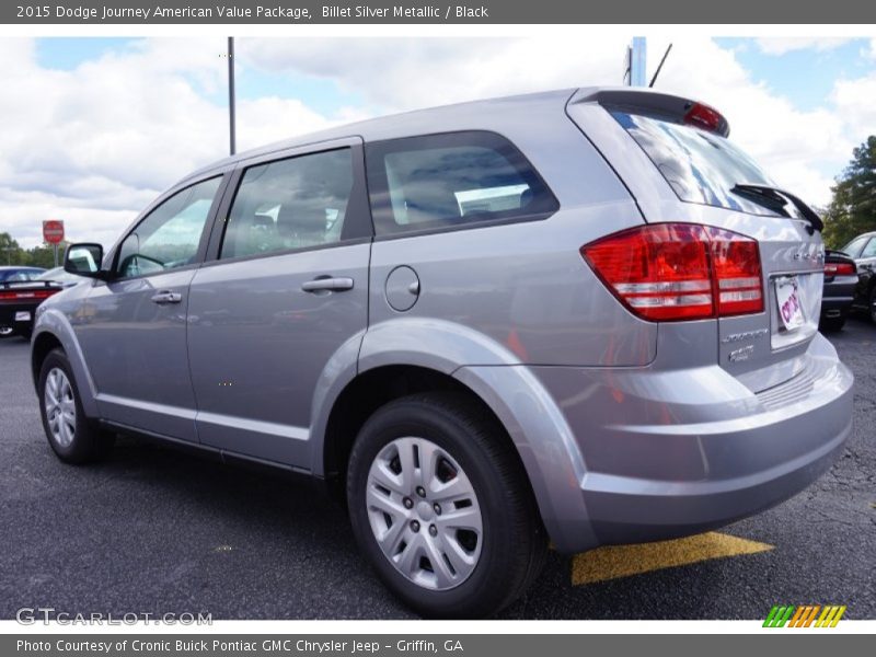 Billet Silver Metallic / Black 2015 Dodge Journey American Value Package