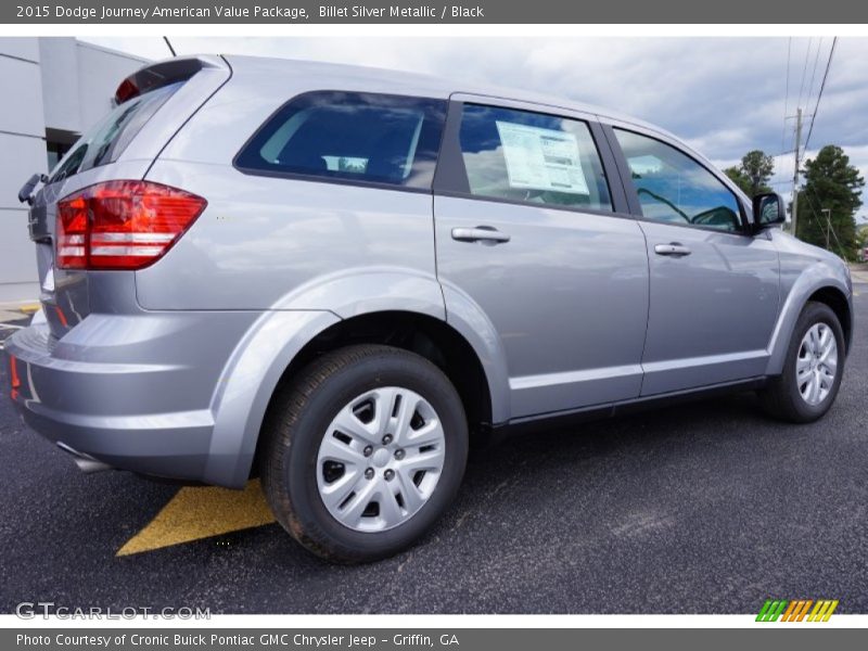 Billet Silver Metallic / Black 2015 Dodge Journey American Value Package