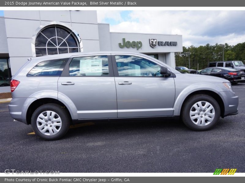 Billet Silver Metallic / Black 2015 Dodge Journey American Value Package