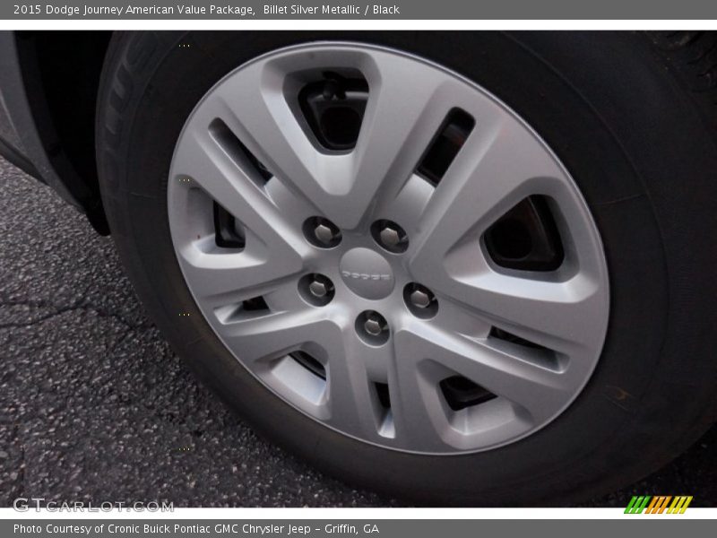 Billet Silver Metallic / Black 2015 Dodge Journey American Value Package