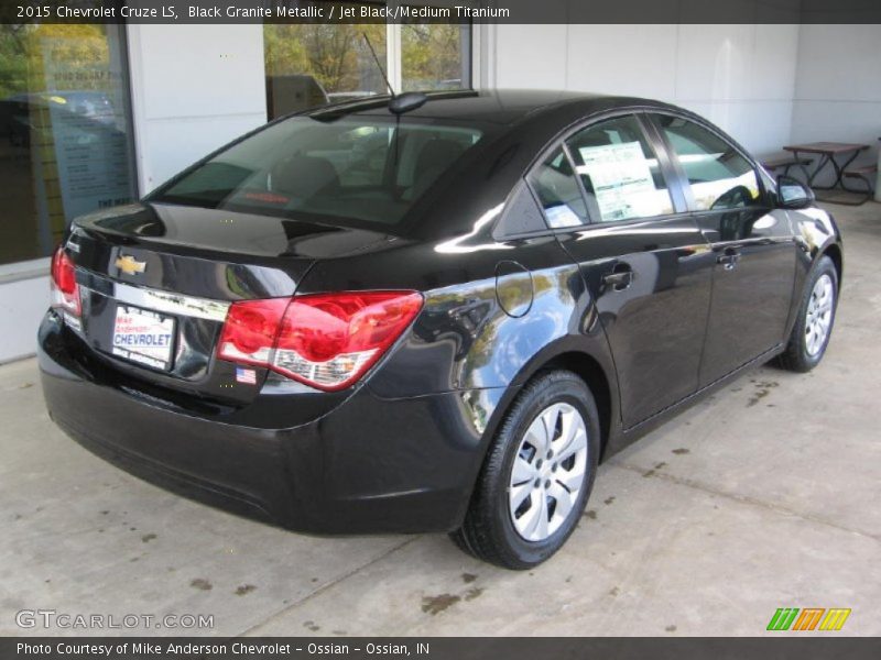 Black Granite Metallic / Jet Black/Medium Titanium 2015 Chevrolet Cruze LS