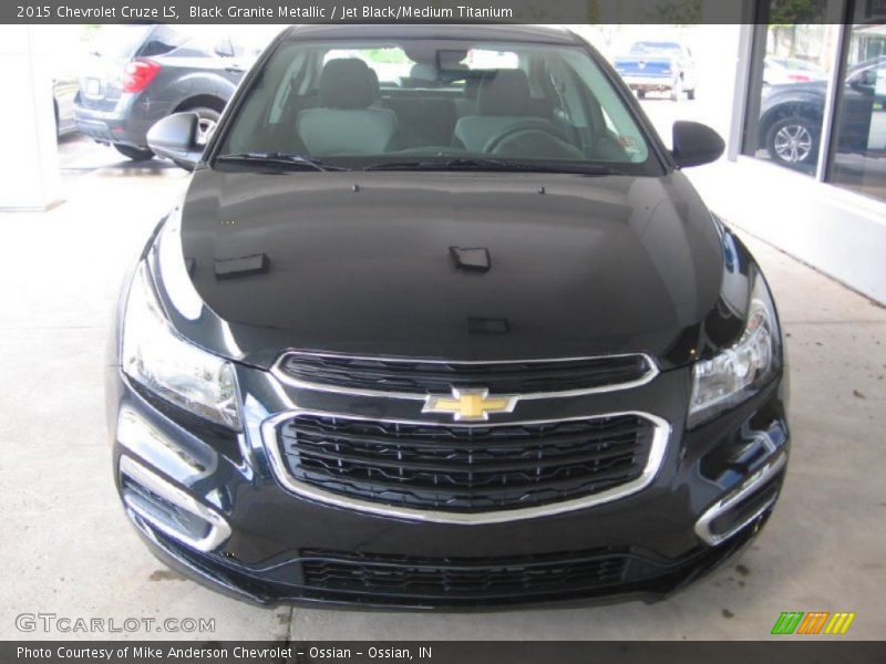 Black Granite Metallic / Jet Black/Medium Titanium 2015 Chevrolet Cruze LS