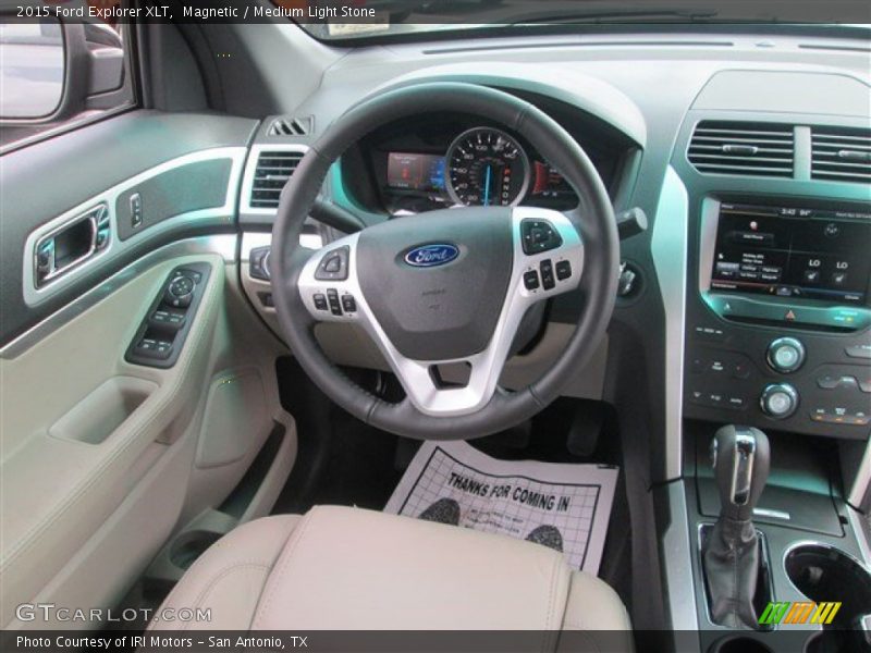Magnetic / Medium Light Stone 2015 Ford Explorer XLT