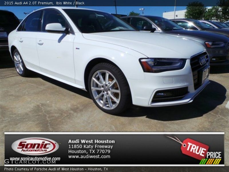 Ibis White / Black 2015 Audi A4 2.0T Premium