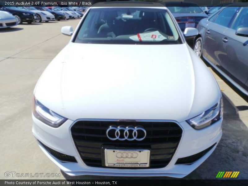 Ibis White / Black 2015 Audi A4 2.0T Premium