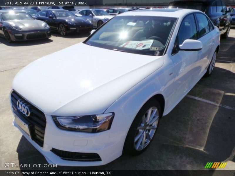 Ibis White / Black 2015 Audi A4 2.0T Premium