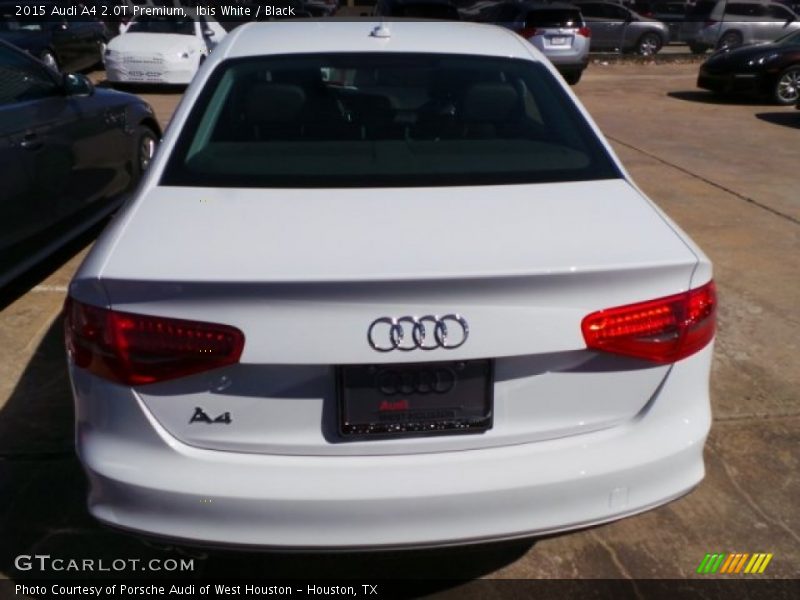 Ibis White / Black 2015 Audi A4 2.0T Premium