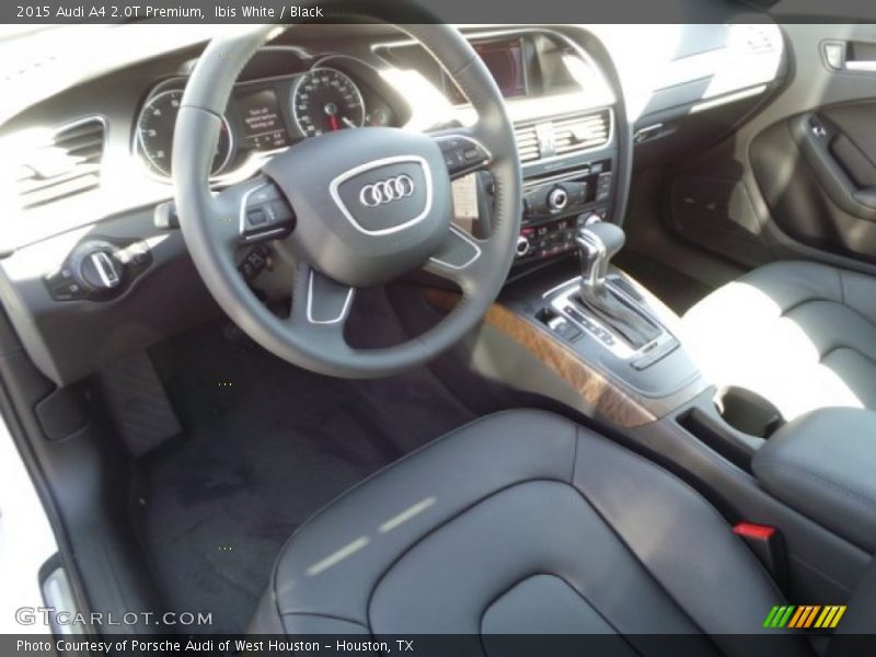 Ibis White / Black 2015 Audi A4 2.0T Premium