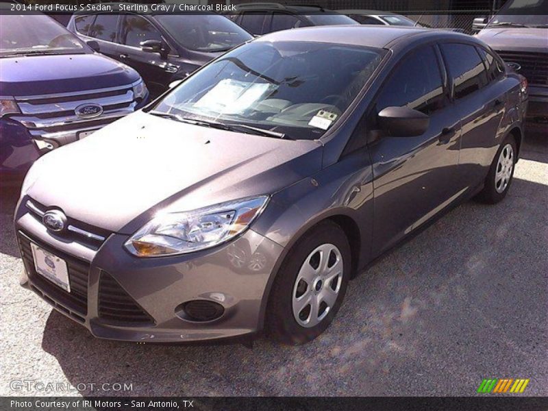 Sterling Gray / Charcoal Black 2014 Ford Focus S Sedan